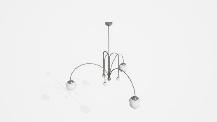 渲染模型_吊灯6223