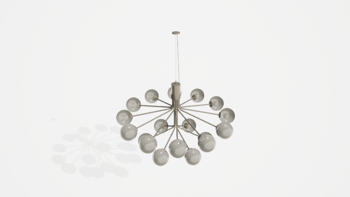 渲染模型_吊灯6248