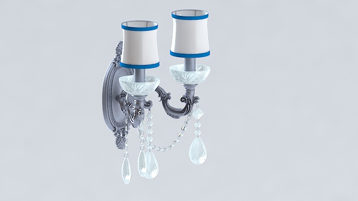 渲染模型_壁灯664