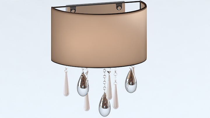 渲染模型_壁灯681