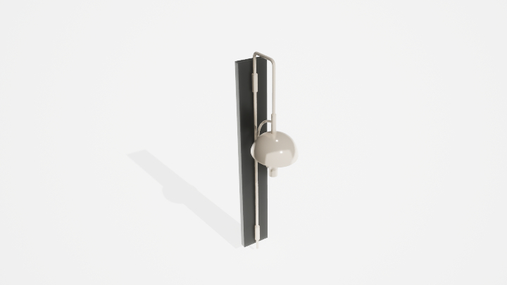 渲染模型_壁灯745