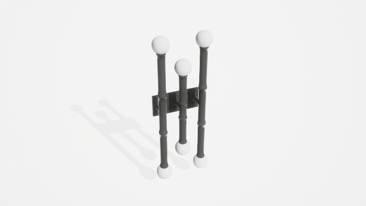 渲染模型_壁灯788