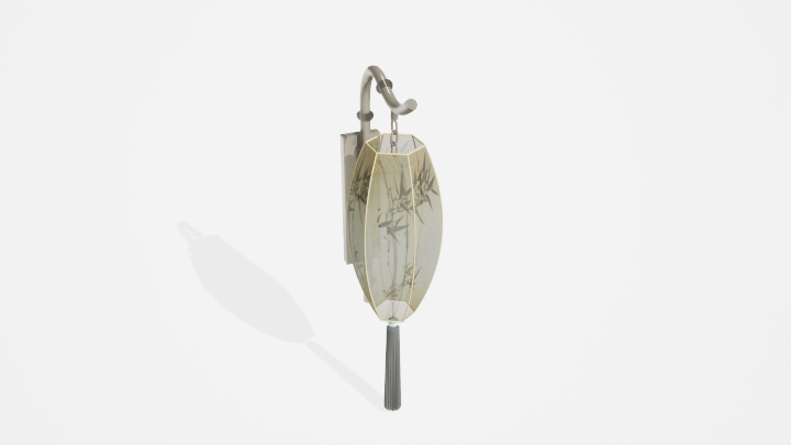 渲染模型_壁灯823