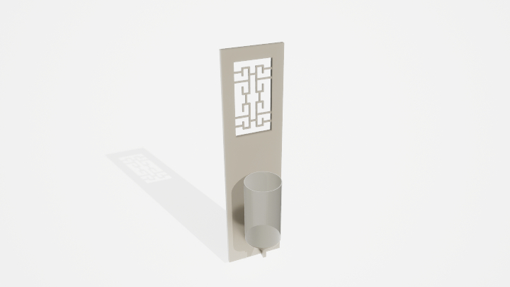 渲染模型_壁灯830