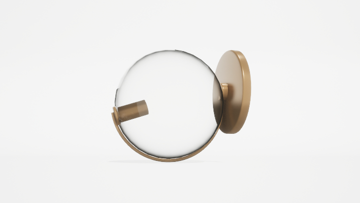 渲染模型_壁灯861