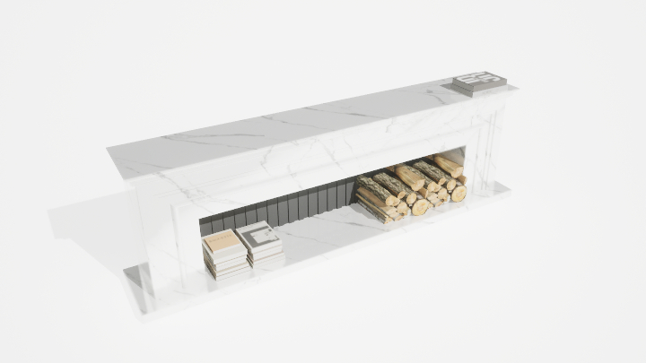 渲染模型_壁炉161