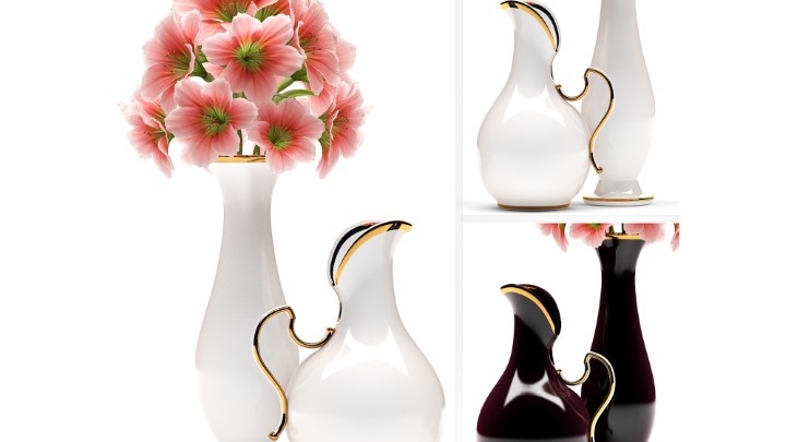 渲染模型_室内插花089