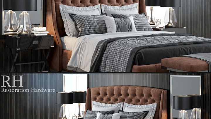 渲染模型_床2970