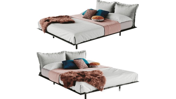 渲染模型_床2985