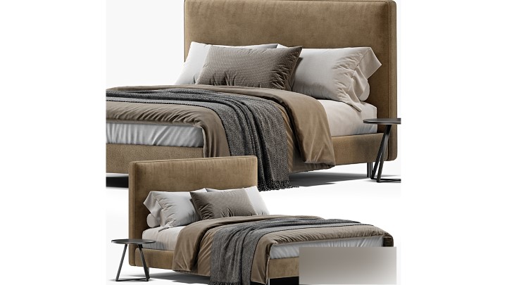 渲染模型_床2986