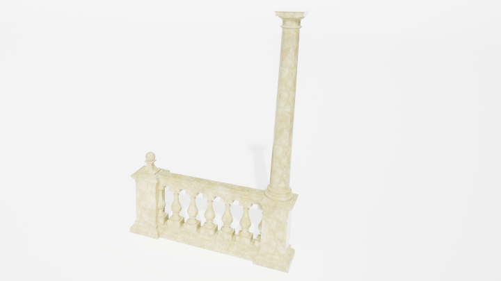 渲染模型_建筑元素011