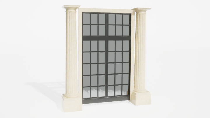 渲染模型_建筑元素041