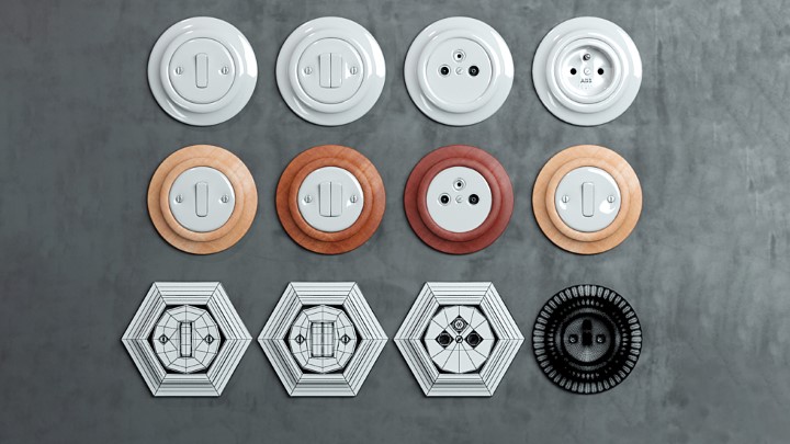 渲染模型_开关插座015