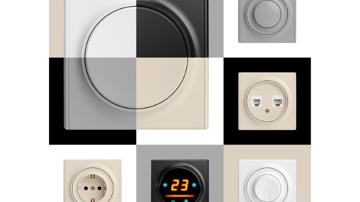 渲染模型_开关插座016