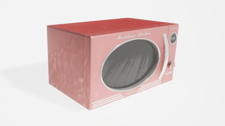 渲染模型_微波炉049