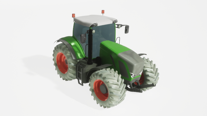 渲染模型_拖拉机011