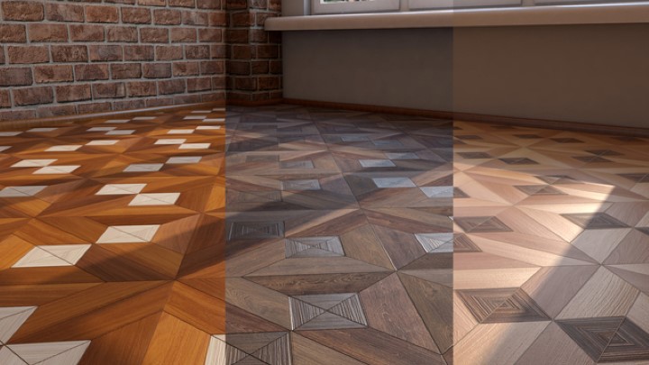 渲染模型_木地板007