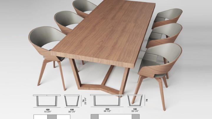 渲染模型_桌椅1270