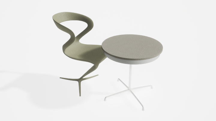 渲染模型_桌椅1303