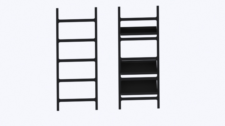 渲染模型_毛巾梯架001