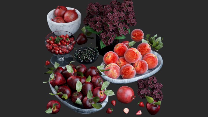 渲染模型_水果074