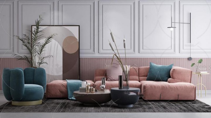 渲染模型_沙发7995