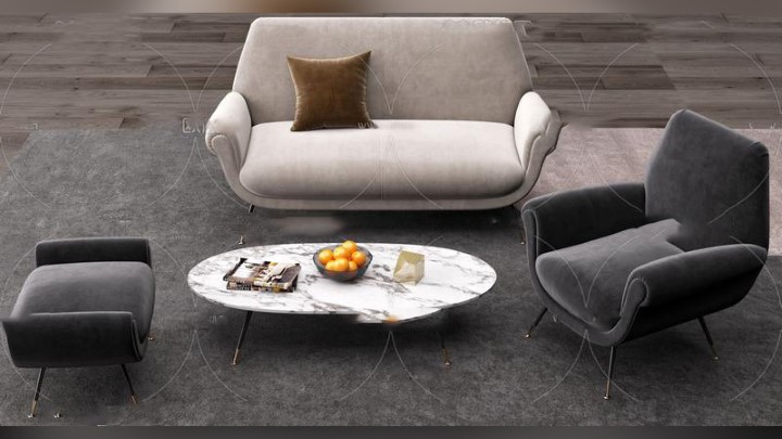 渲染模型_沙发7999