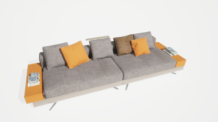 渲染模型_沙发8037