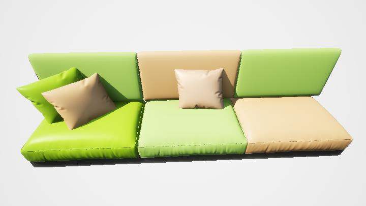 渲染模型_沙发8038