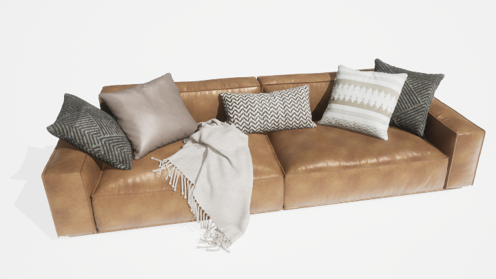 渲染模型_沙发8070