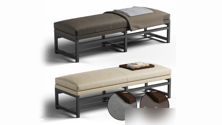 渲染模型_沙发凳092