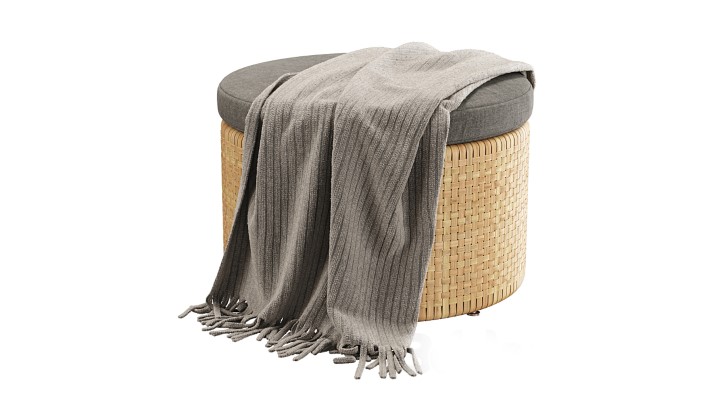 渲染模型_沙发凳095