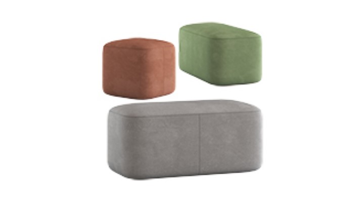 渲染模型_沙发凳096