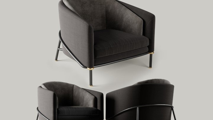 渲染模型_沙发椅626