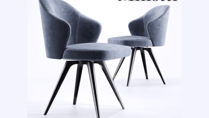 渲染模型_沙发椅627