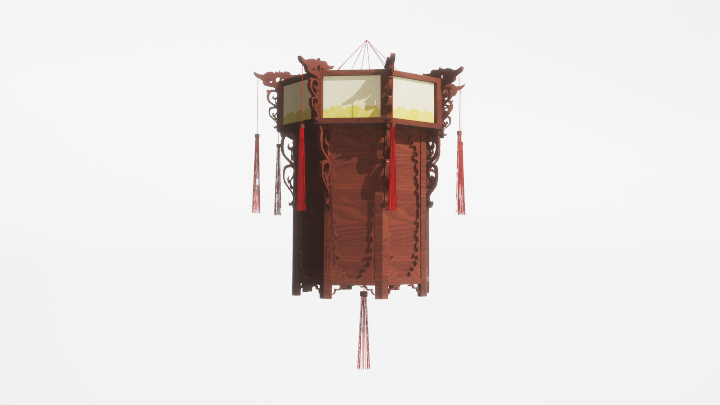 渲染模型_灯笼074