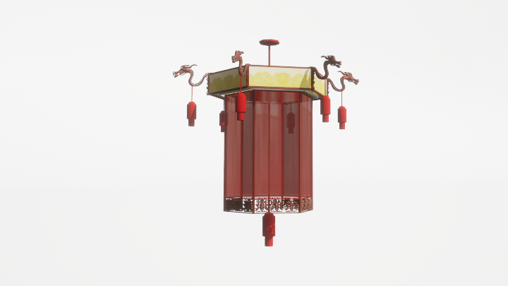 渲染模型_灯笼076