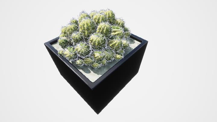 渲染模型_盆栽878