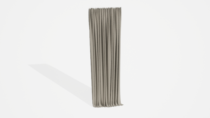 渲染模型_窗帘869