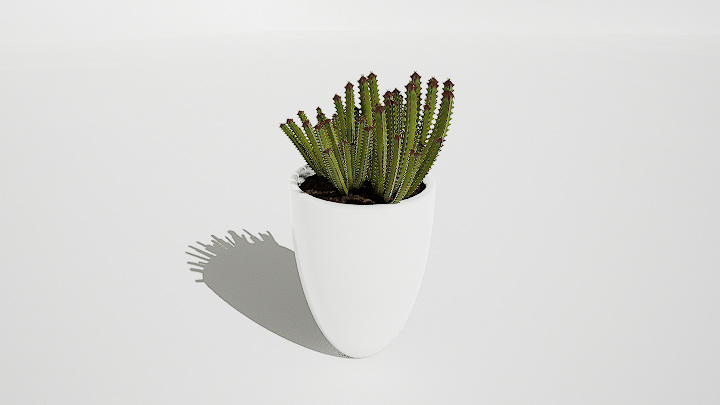 渲染模型_绿植盆栽817