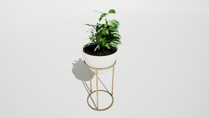 渲染模型_绿植盆栽819