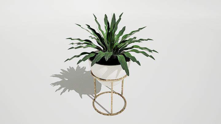 渲染模型_绿植盆栽821