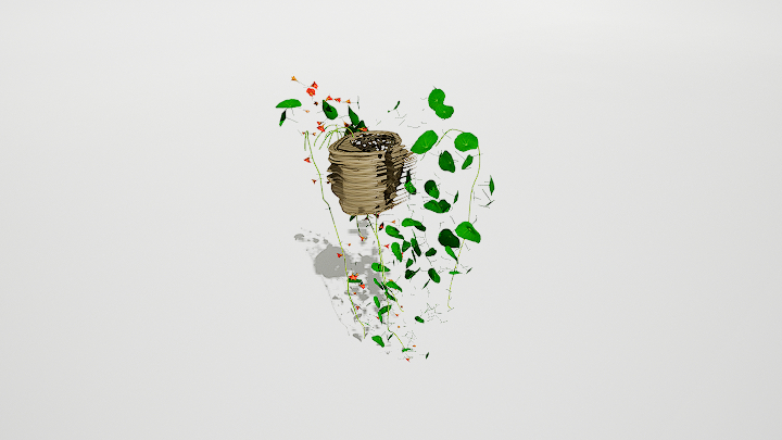 渲染模型_绿植盆栽832