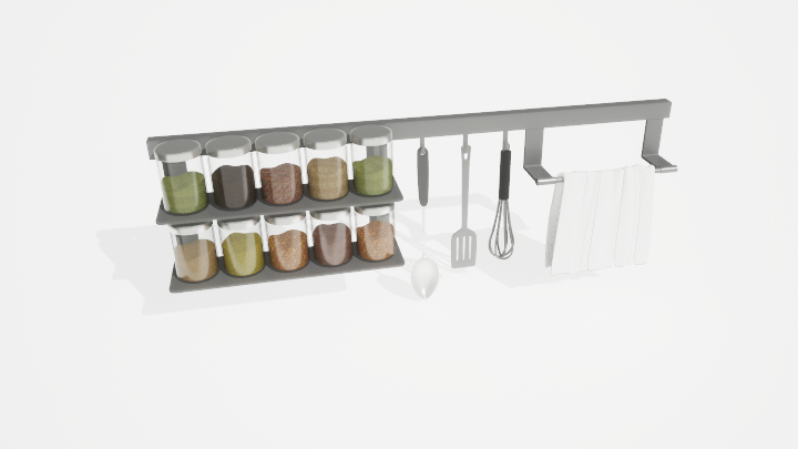 渲染模型_置物架187