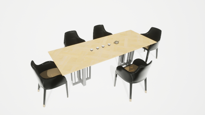 渲染模型_茶桌014