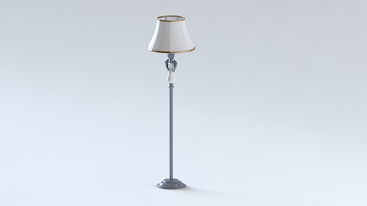 渲染模型_落地灯411