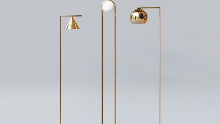 渲染模型_落地灯412