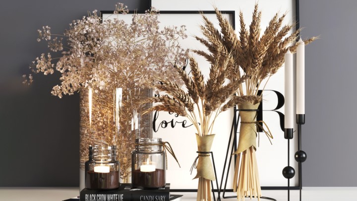 渲染模型_装饰套装134