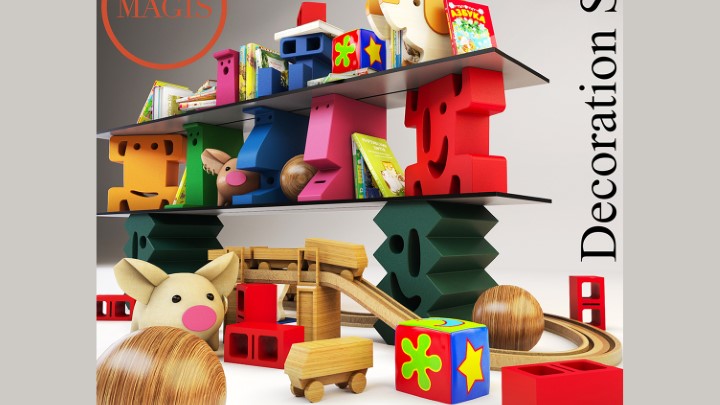 渲染模型_装饰套装140