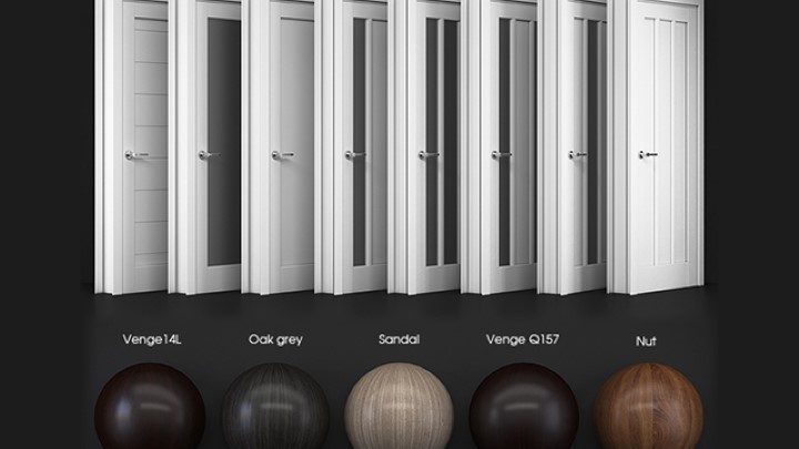 渲染模型_门1365